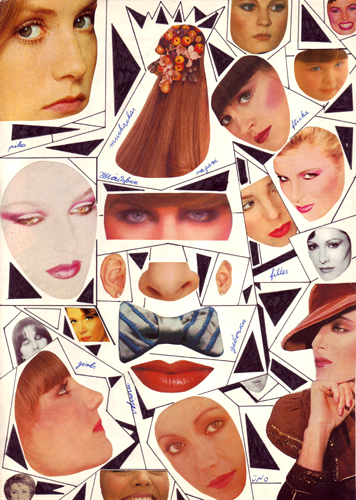 Les filles - Peter Tpfer, Collage 1981